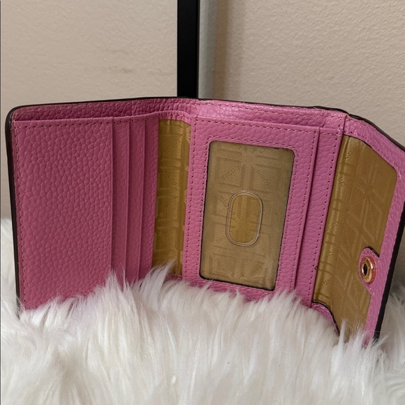 Lodis Pink Short Trifold Wallet BRAND NWOT - Picture 4 of 5